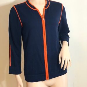 Ashworth size Medium Navy and Orange
